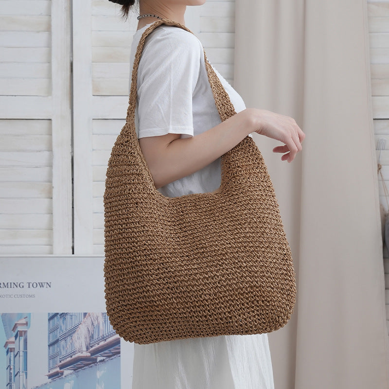 Handmade straw bag Bowlift