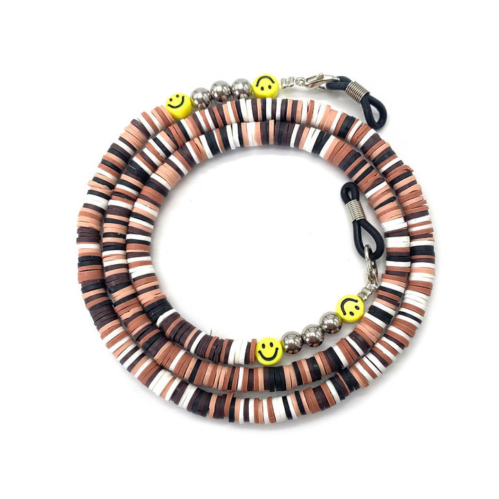 Colorful Smile Bead Eyewear Chain Bowlift