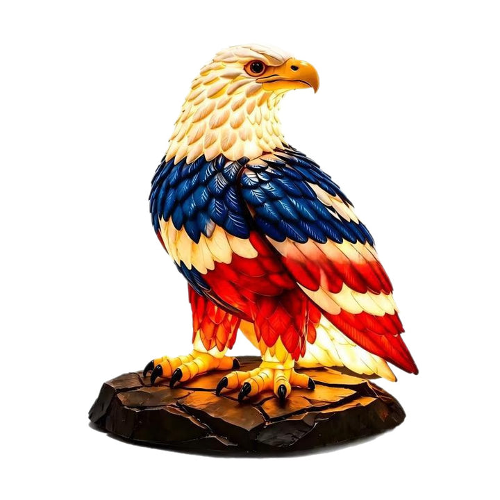 Decorative LED table lamp in eagle design Bowlift