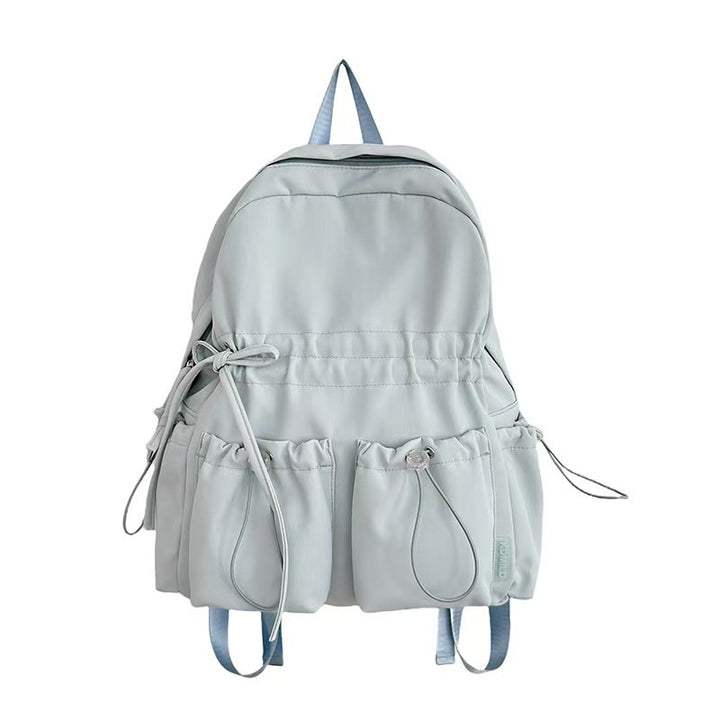 City backpack with innovative compartment system and adjustable carrying straps Bowlift