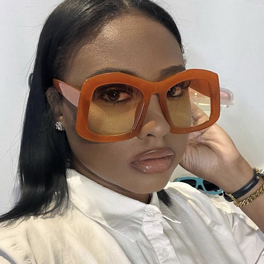 Women's large sunglasses with fashionable design and UV protection Bowlift