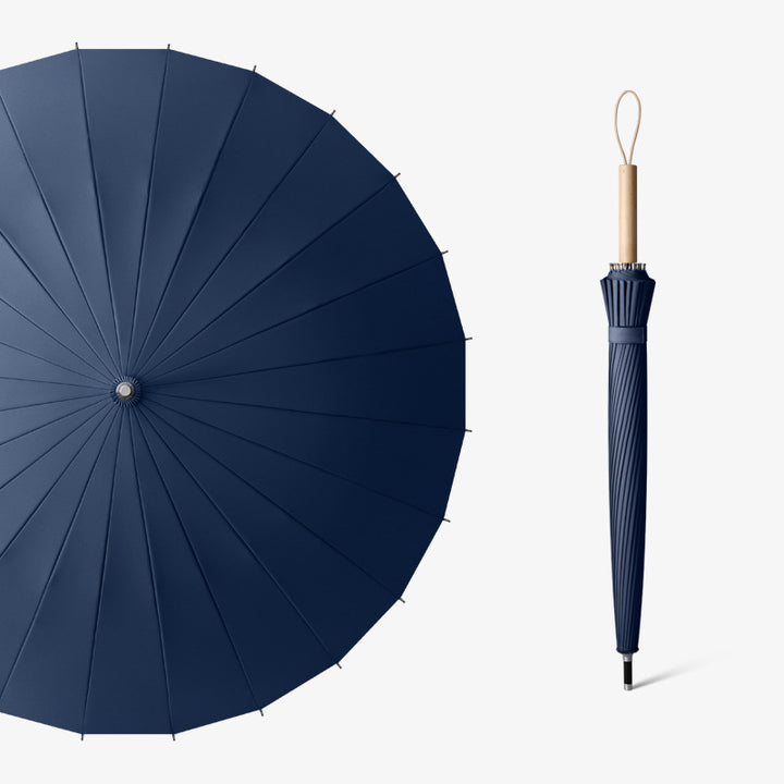 Ladies elegant umbrella with wooden handle and durable cover Bowlift
