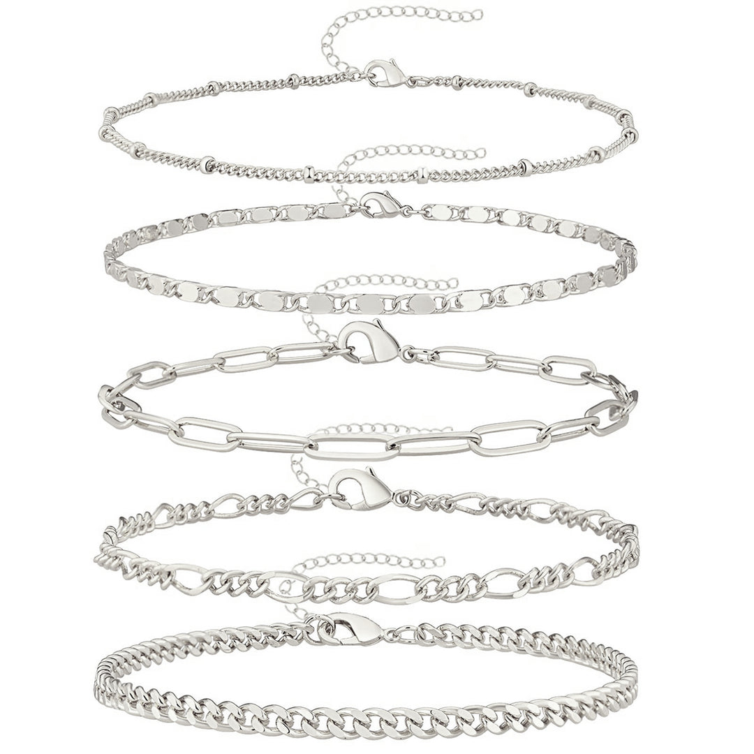 Adjustable Multi-Style Anklet Set Bowlift