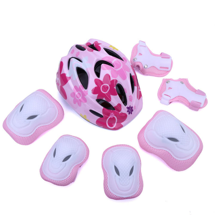 Multi-Protection Cycling Helmet and Pad Set Bowlift