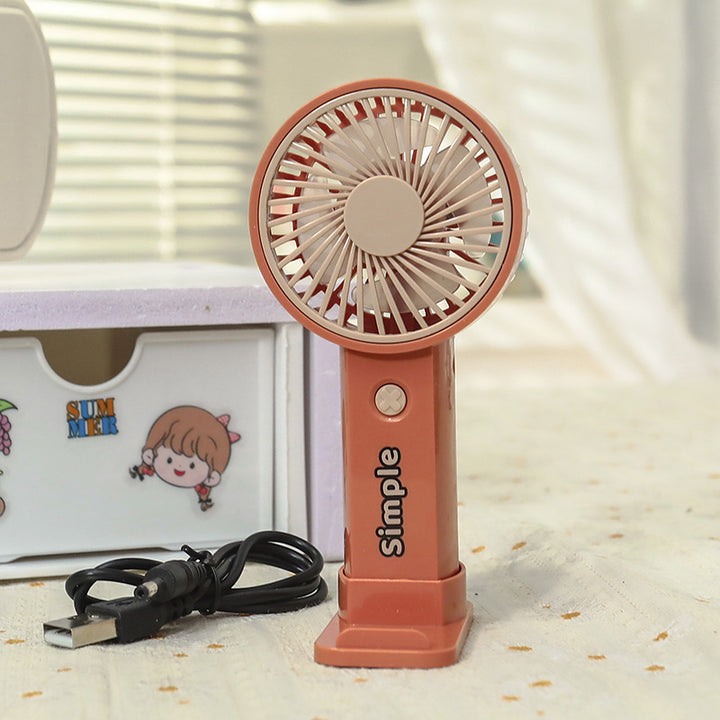 Portable hand fan with USB charging function and low noise level Bowlift