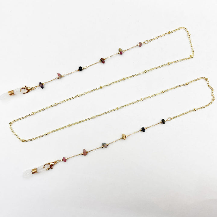Colorful Gemstone Eyewear Chain Bowlift