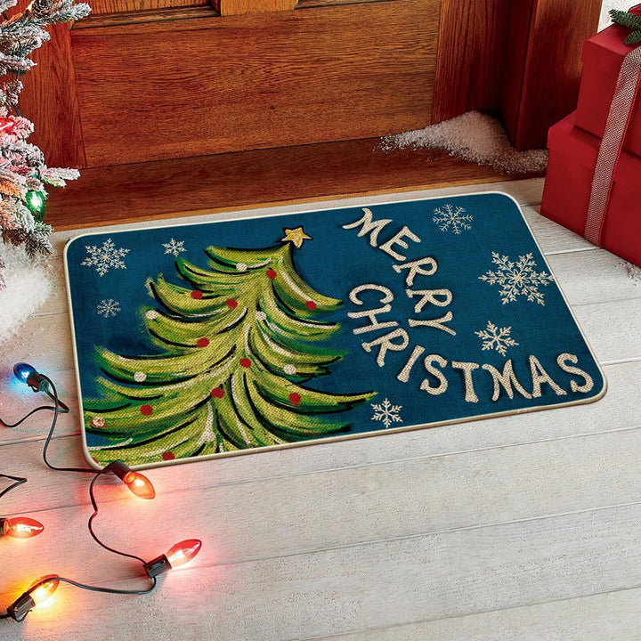 Festive Holiday Door Mat Bowlift