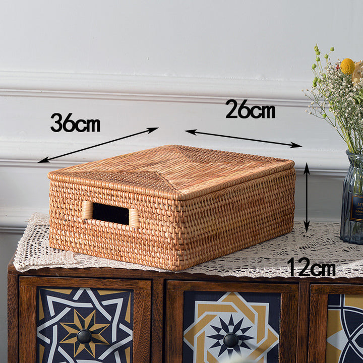 Storage box made of woven material Bowlift