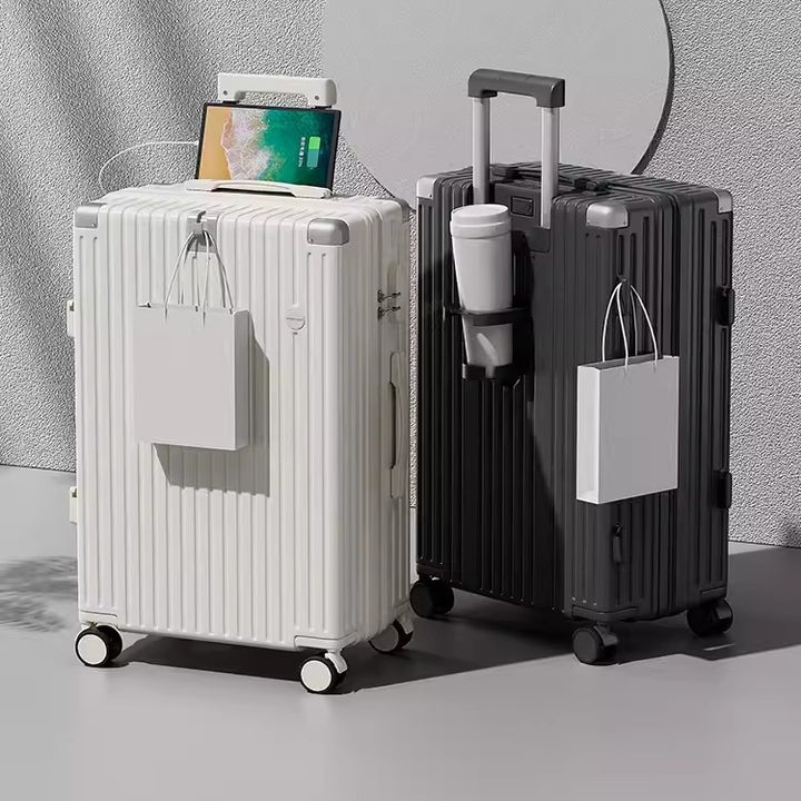 Unisex Durable Lightweight Multi-Directional Spinner Suitcase Bowlift