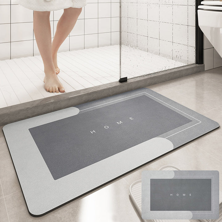 Stylish Water-Resistant Bath Mat Bowlift