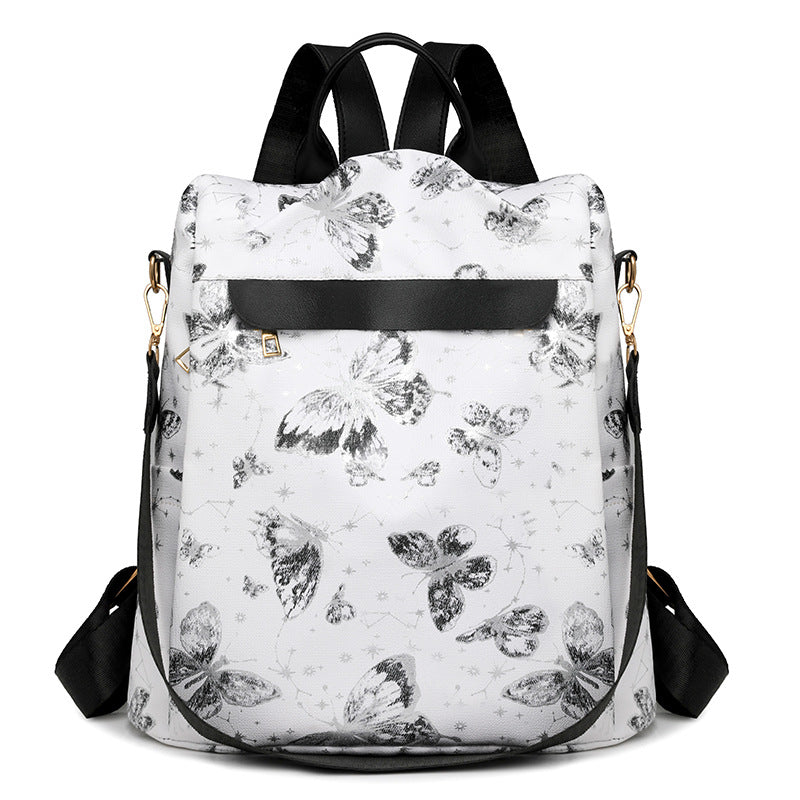 Backpack with Elegant Butterfly Design and Practical Compartments Bowlift
