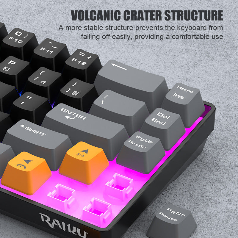 Compact Wireless Mechanical Keyboard Bowlift