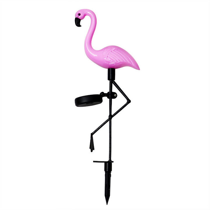 Articulated Flamingo Lawn Stake LED Accent Light With Adjustable Arm Bowlift