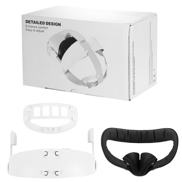 VR Headrest with Breathable Material and Ergonomic Design Bowlift
