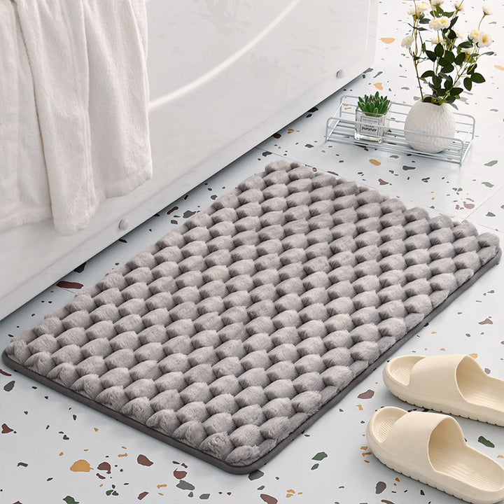Luxurious Textured Bath Mat Bowlift