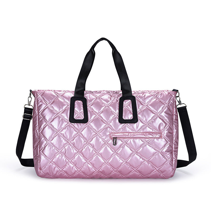 Quilted Multi-Functional Travel Tote Bag Bowlift