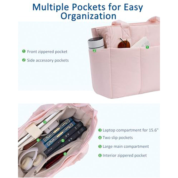 Practical Shopper Bag with Multiple Compartments Bowlift