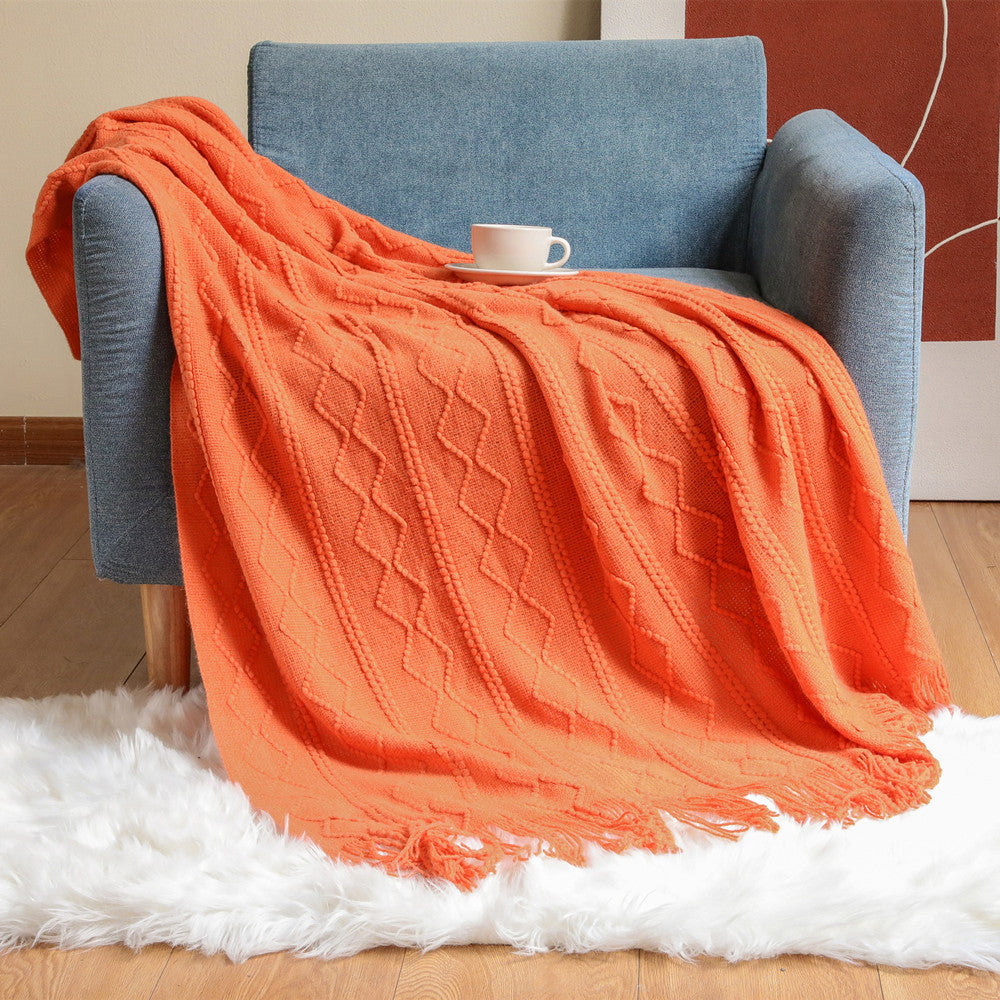 Textured Knit Scarf Bowlift