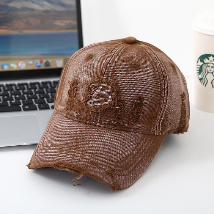 Unisex Distressed Vintage Baseball Hat Bowlift