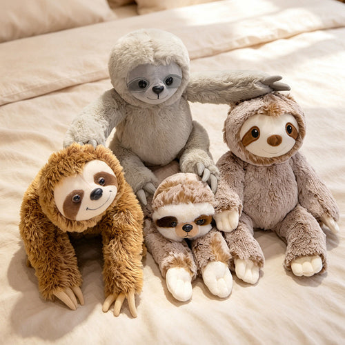 Plush Lifelike Crawling Sloth Cuddle Pillow Bowlift