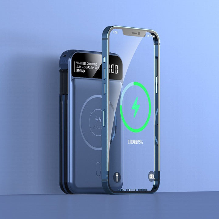 Wireless power bank with innovative fast charging function and digital display Bowlift
