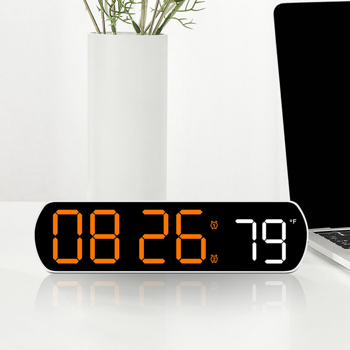Digital LED Alarm Clock in Modern Design Bowlift