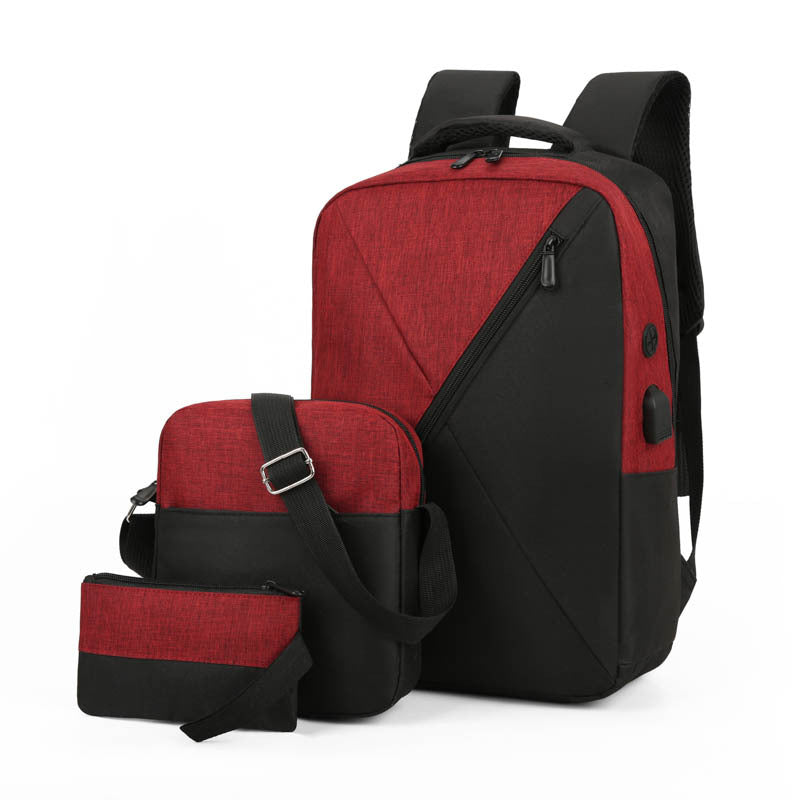 Versatile Three-Piece Travel Backpack Set Bowlift