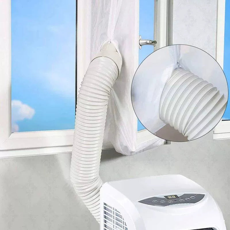 Unisex One Size Adjustable Universal Foldable Window Vent Seal Set for Casement and Tilt Windows Bowlift