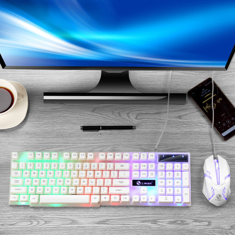 Gaming Keyboard and Mouse Set Bowlift