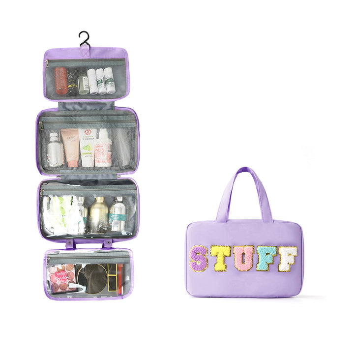 Multifunctional Cosmetic Organizer Bag with Hanging Design Bowlift