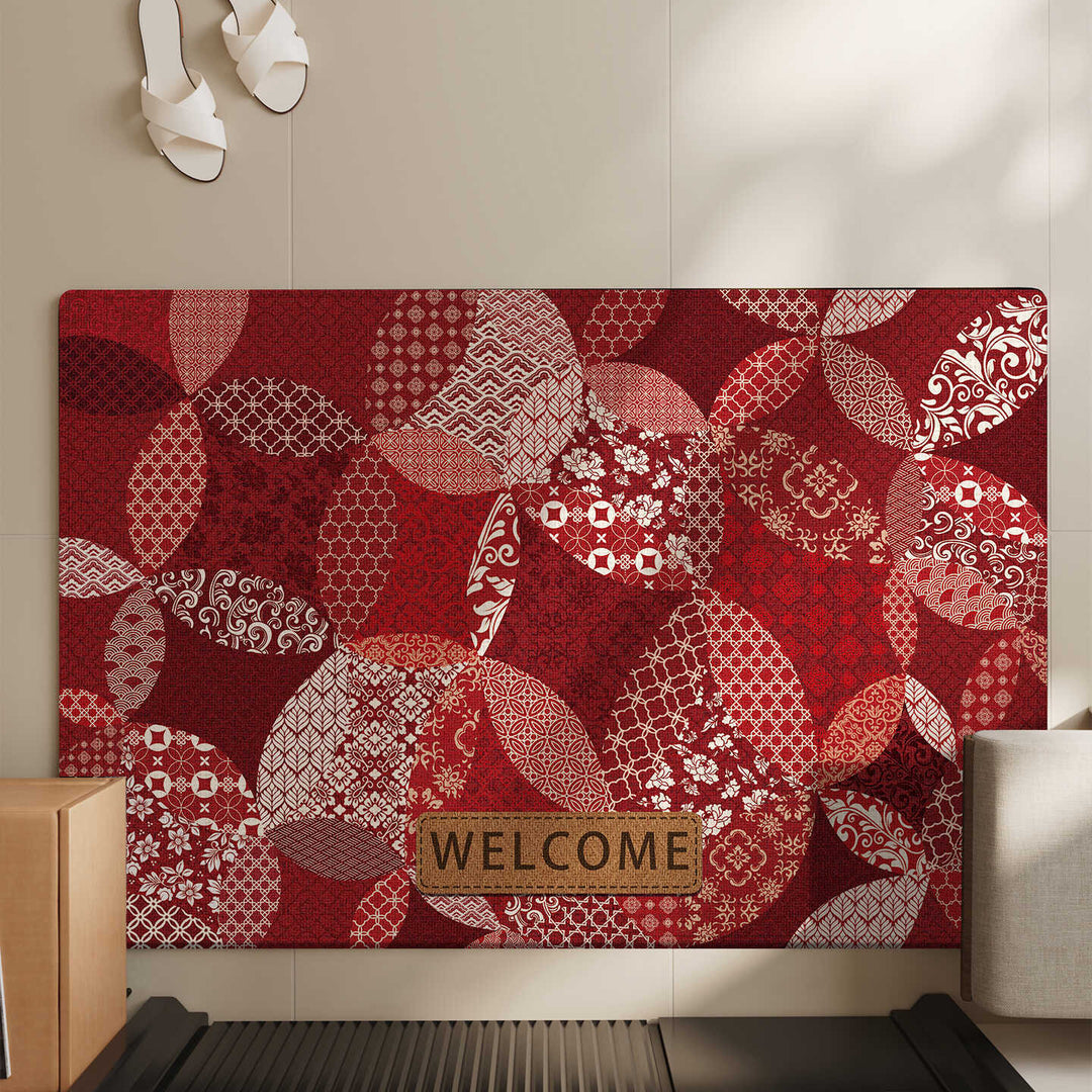 Artistic Patchwork Area Mat