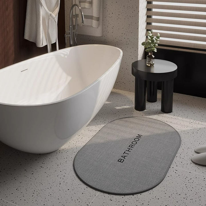 Absorbent Non-Slip Bathroom Mat Bowlift