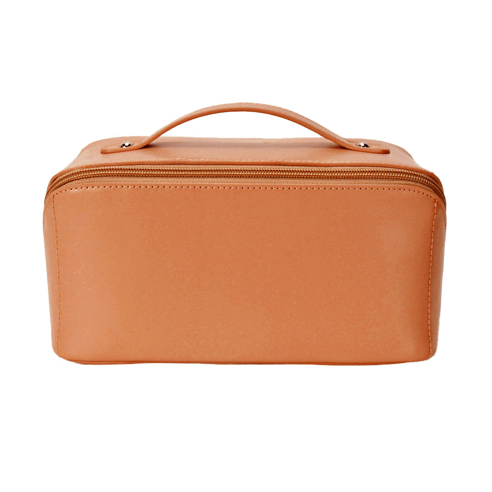 Elegant Cosmetic Bag Made of Artificial Leather Bowlift