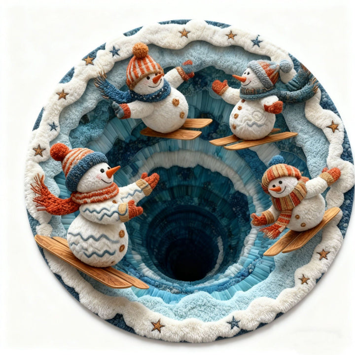 Festive Gnome-Themed Area Mat Bowlift