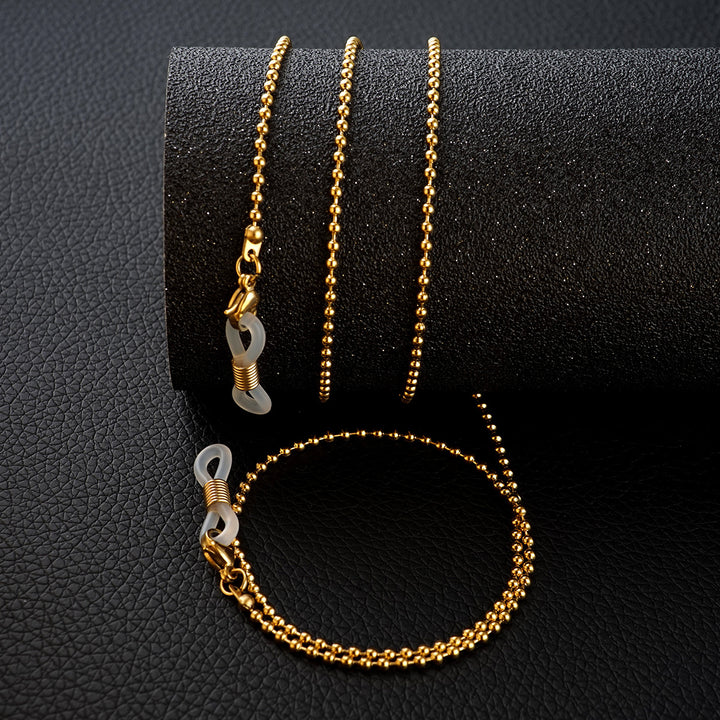 Premium Metal Beaded Eyewear Chain Bowlift