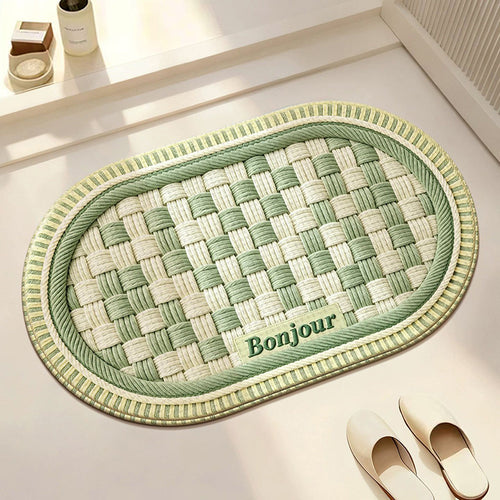 Braided Textured Area Rug