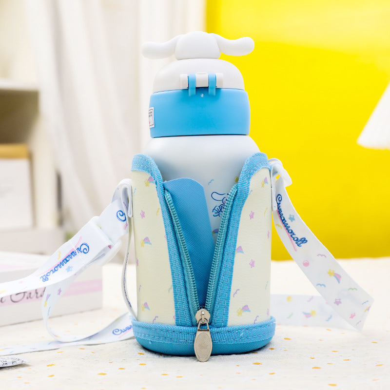 Insulated drinking bottle with cute character design Bowlift