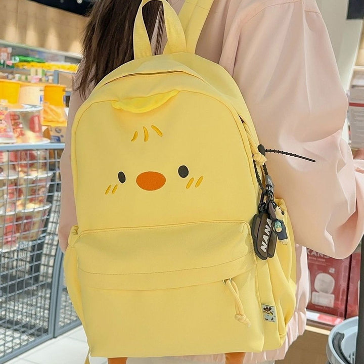 Creative Designed Backpack with Plush Applications Bowlift