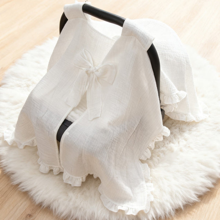 Premium Muslin Baby Car Seat Cover Bowlift