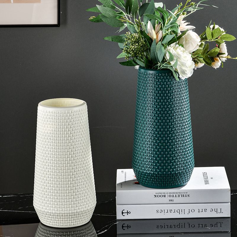Textured Woven Decorative Vase Bowlift