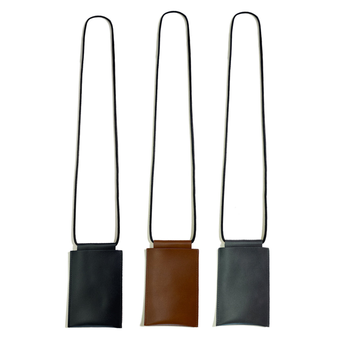 Leather Crossbody Card Holder Bowlift