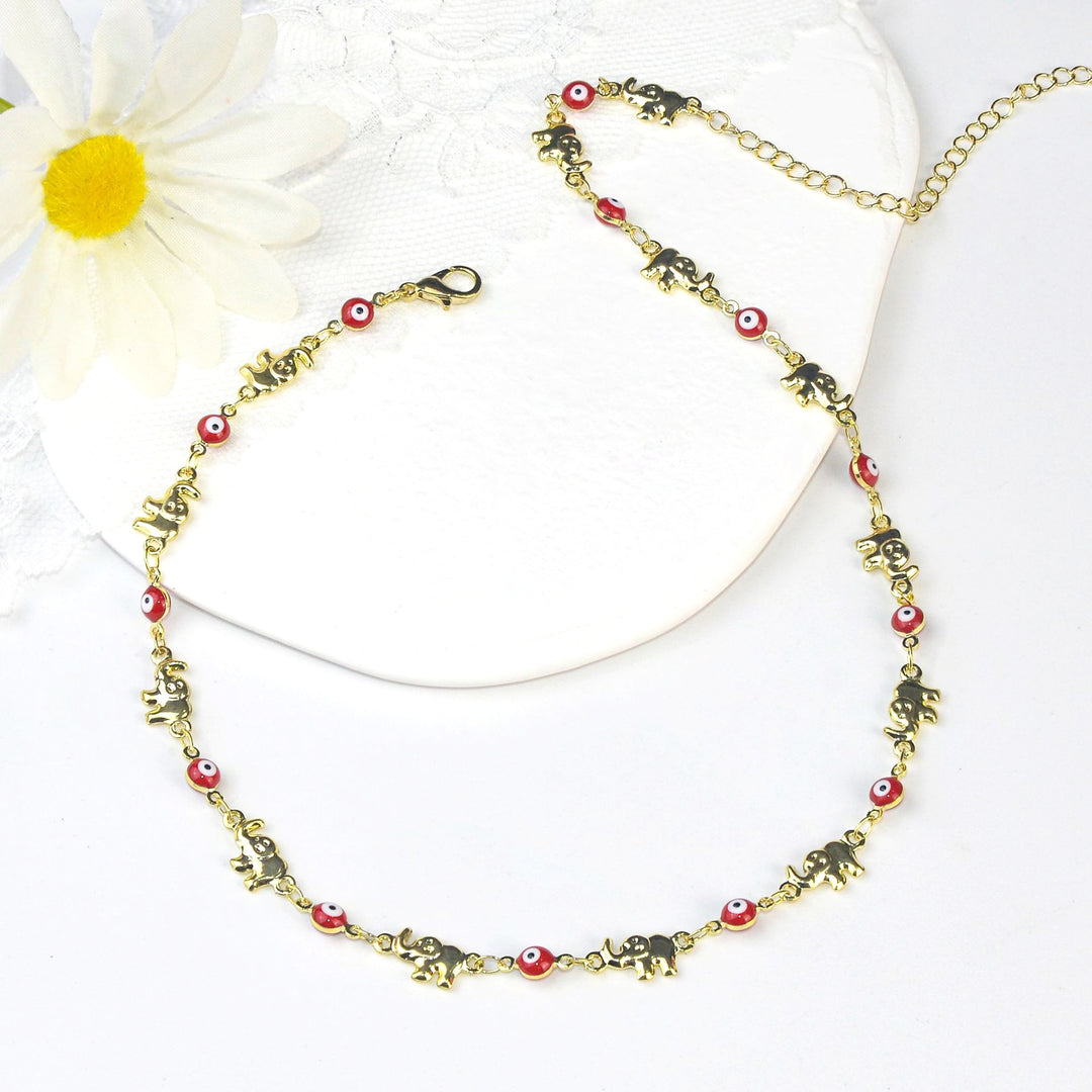 Colorful Elephant Charm Eyewear Chain Bowlift