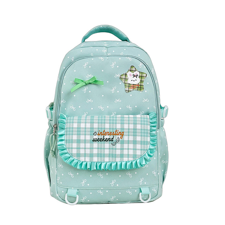 Fun Character Print Cozy Backpack Bowlift