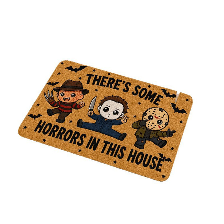 Horror-Themed Decorative Area Mat Bowlift