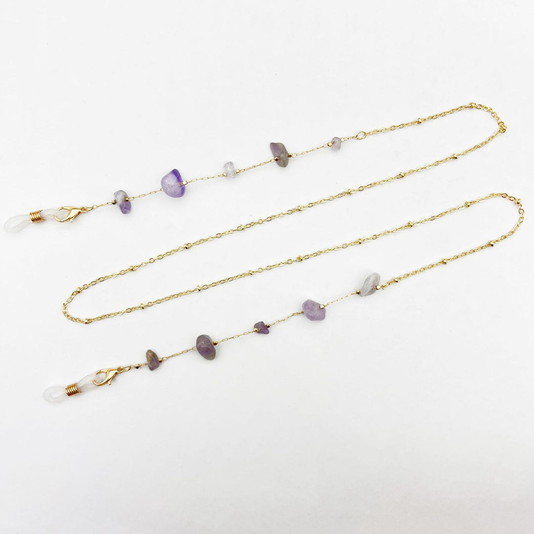 Colorful Gemstone Eyewear Chain Bowlift