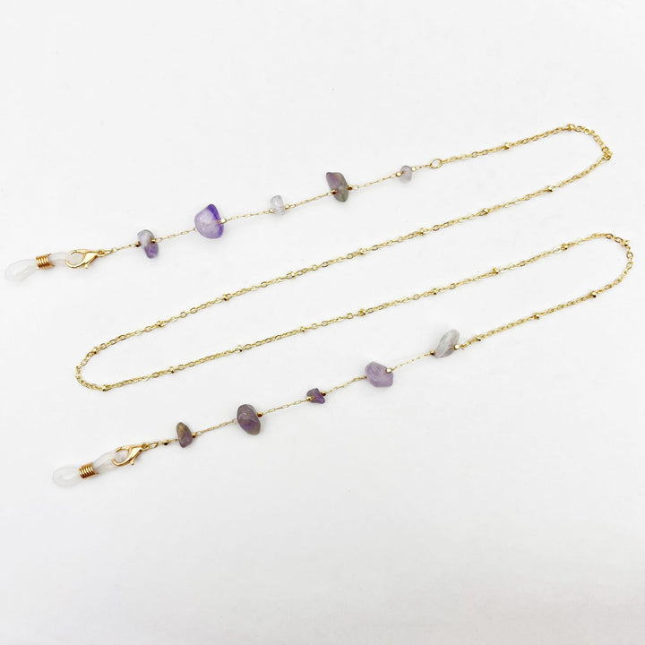 Colorful Gemstone Eyewear Chain Bowlift