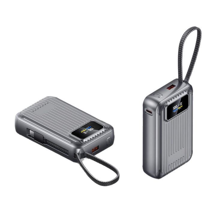 Compact power bank with intelligent LCD display and fast charging function Bowlift