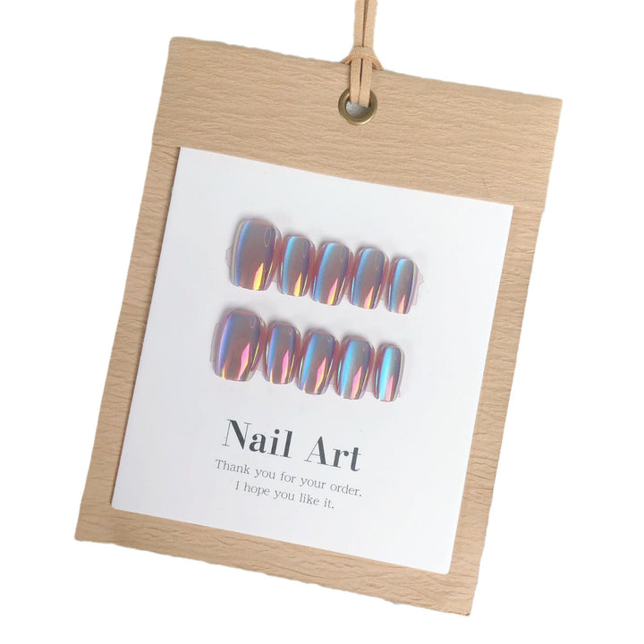 Glossy Gradient Press-On Nail Set
