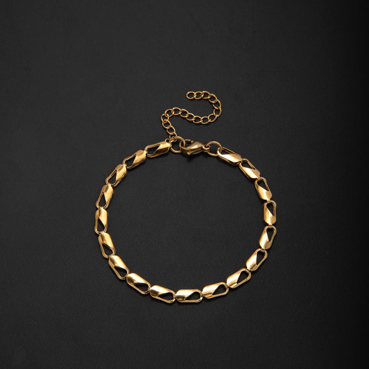 Adjustable Contemporary Link Bracelet Bowlift