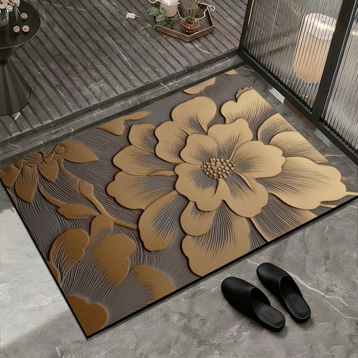 Geometric Patterned Non-Slip Bath Mat Bowlift